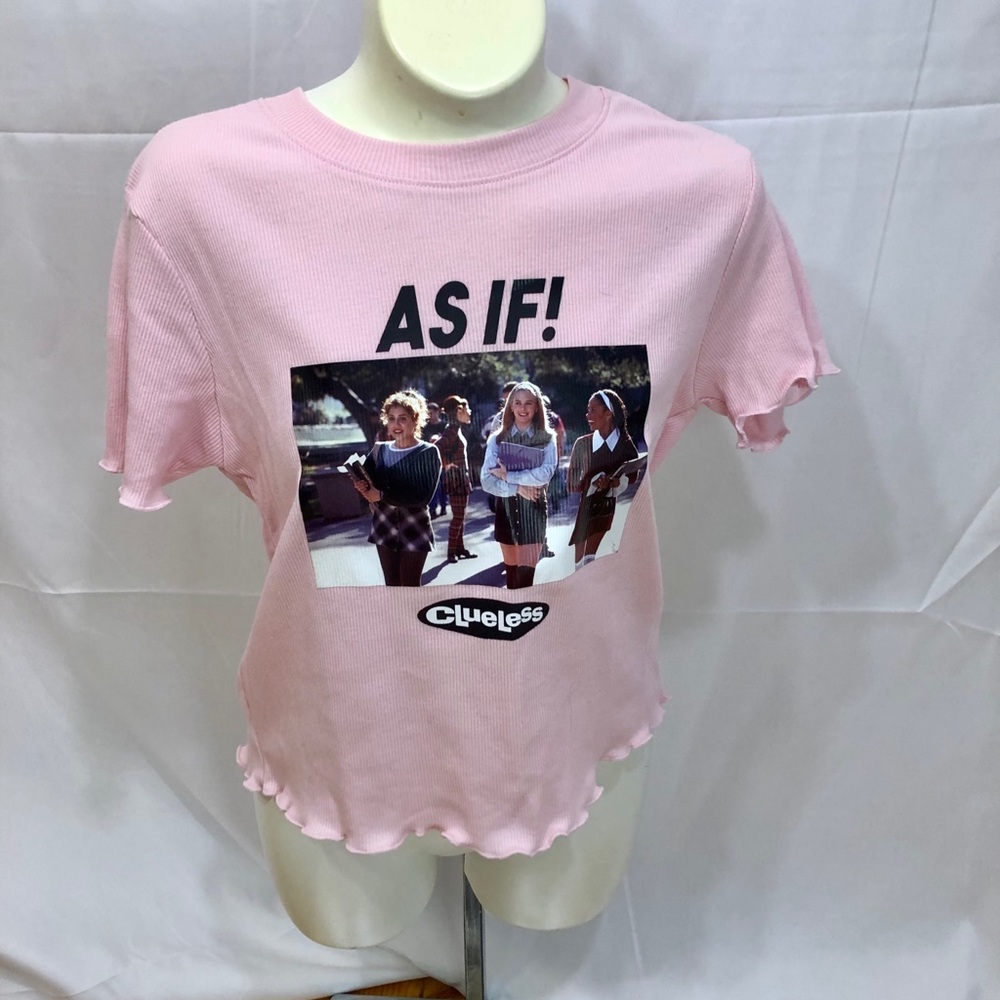 Clueless bubbles gum pink tee! NWOT